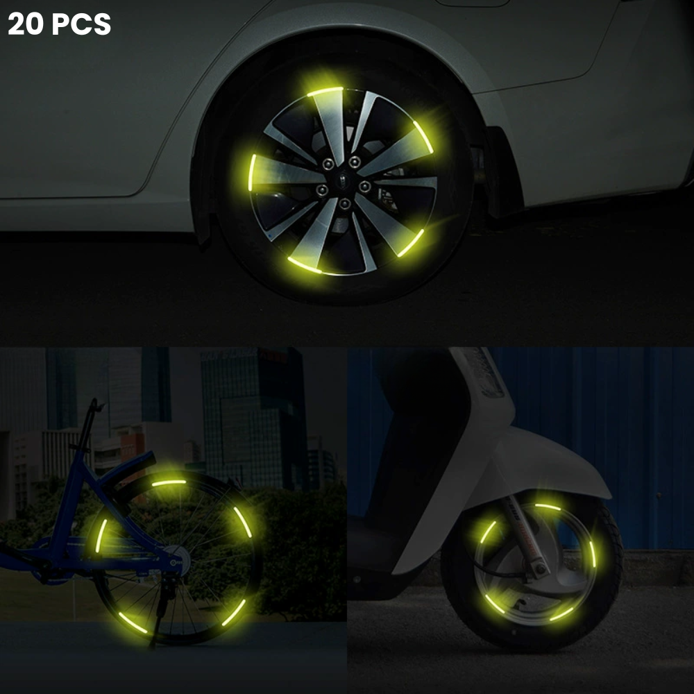 20 Pcs Illuminated Wheel Protector with Logo