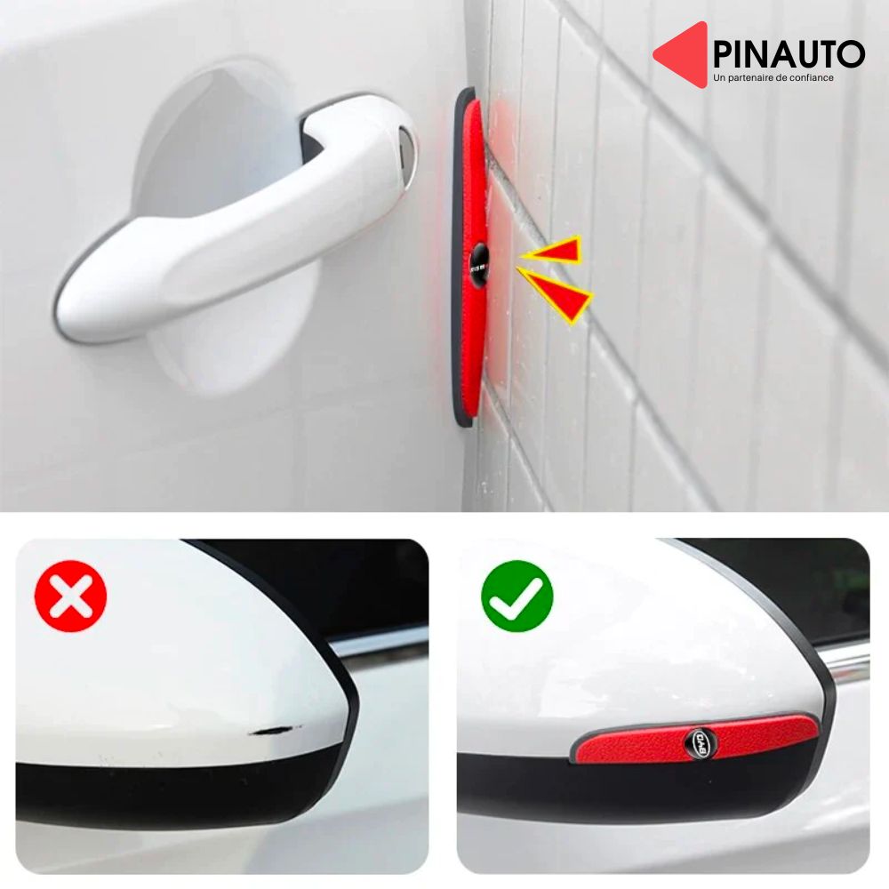 Anti-impact and anti-scratch door guards (4 pieces)